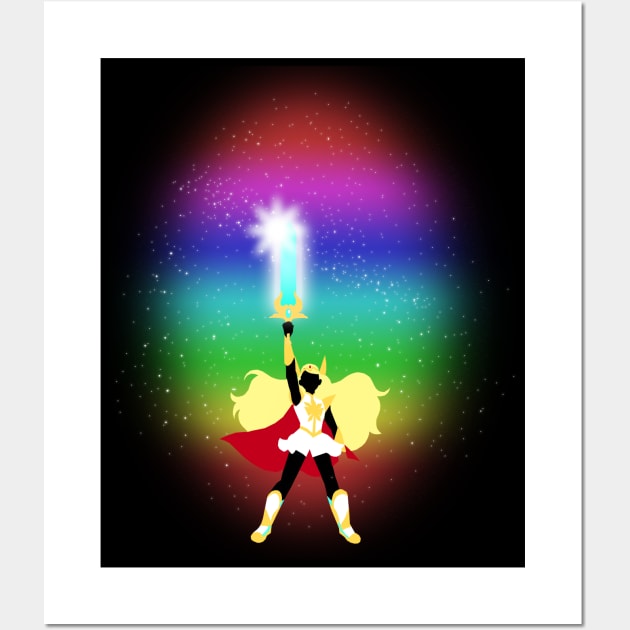 She is the Power Princess Wall Art by QPopDesigns